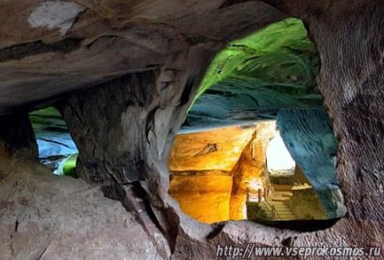 Неправильные формы пещеры Хуашань