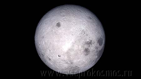 Фотография обратной стороны Луны