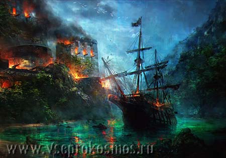 Призрак горящего корабля